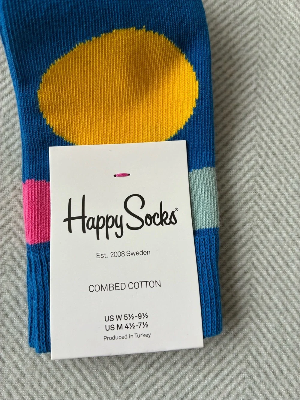 Lot of 3 pairs of new colorful novelty/designer socks
